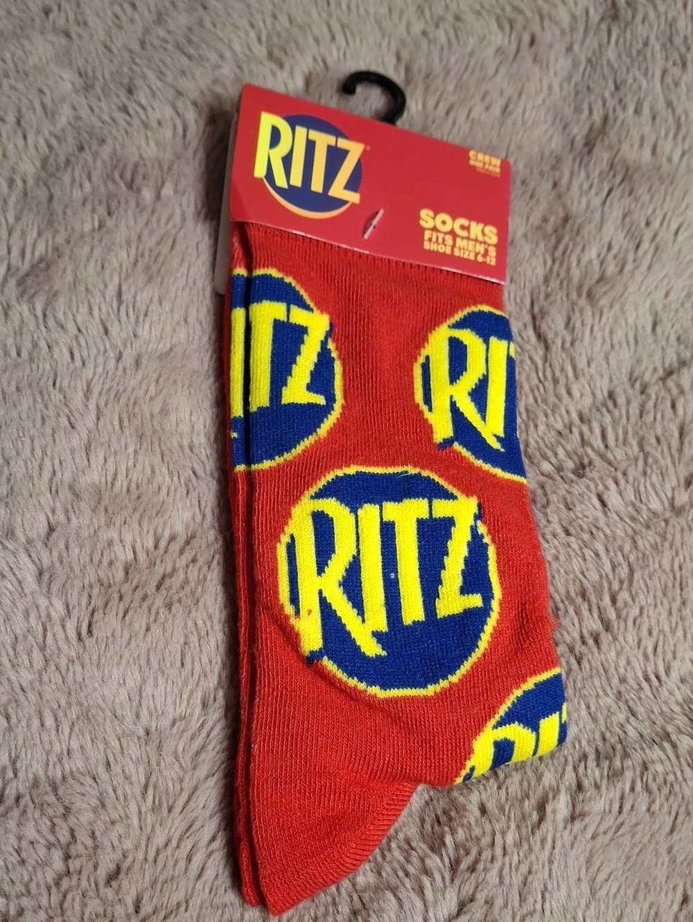 Logo Men's Crew Socks - Mens Shoe Sz 6-12
